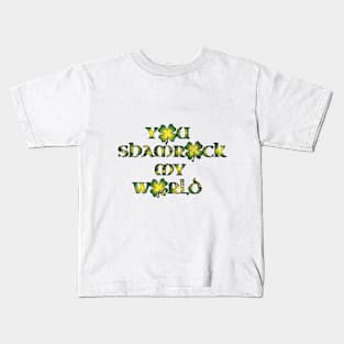 Shamrock My World Kids T-Shirt